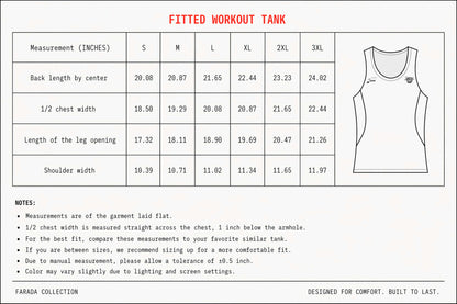 FARADA Fitted Workout Tank