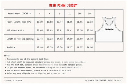 FARADA Mesh Pinny Jersey
