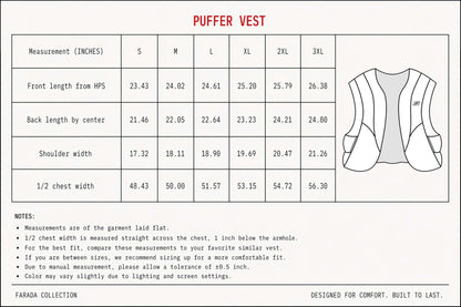FARADA Puffer Vest
